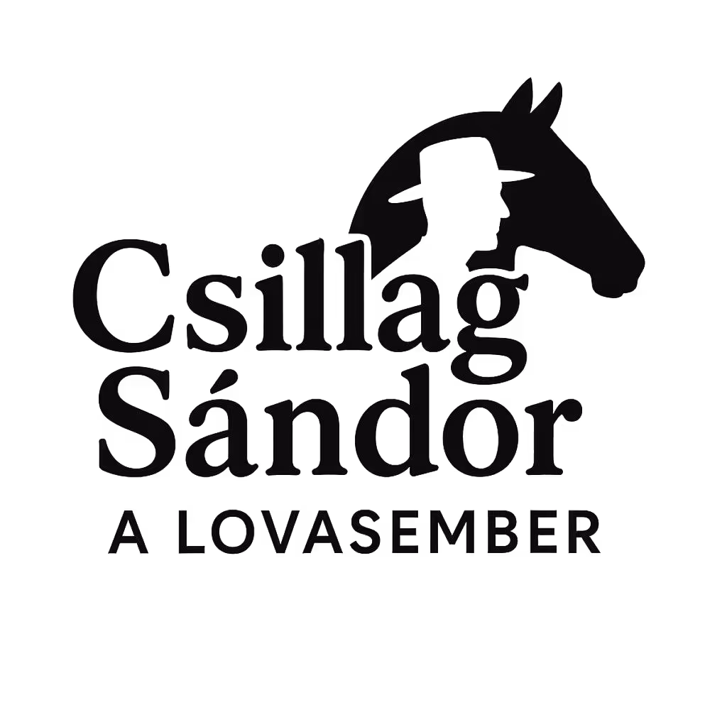Csillag Sándor. a lovasember logója